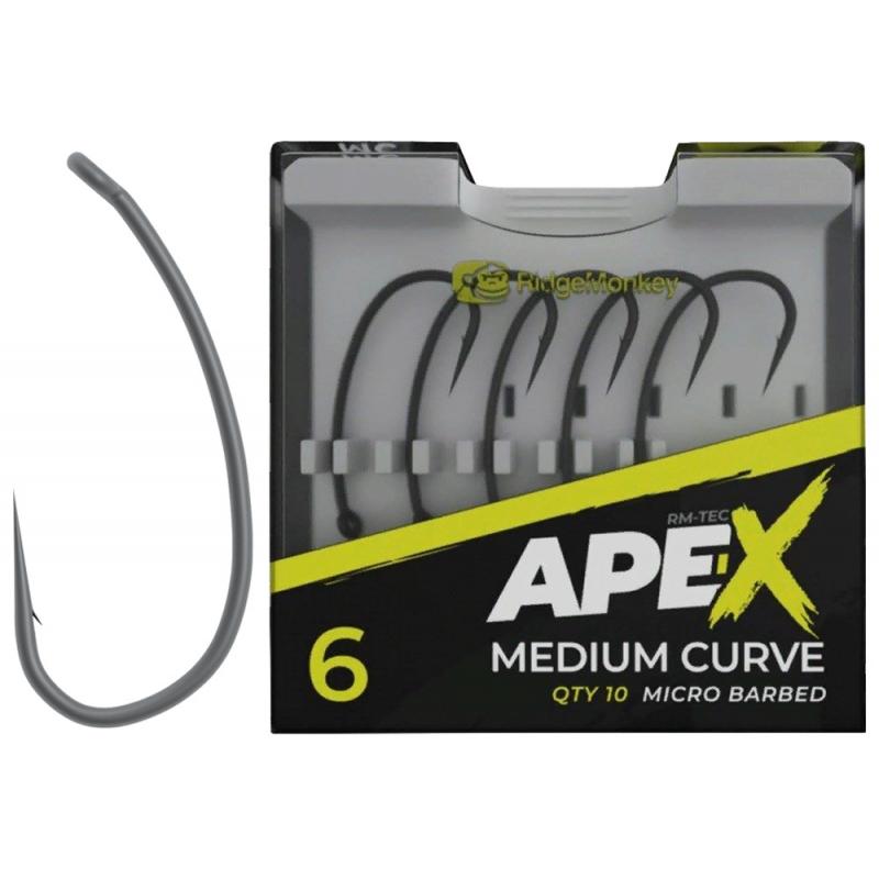 Гачки RidgeMonkey Ape-X Medium Curve