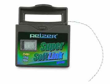 Поводковий матеріал Pelzer Super Soft Link 20m green 15lb (6.8 kg) фото
