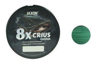Шнур JAXON Crius 8X Catfish Green 300m 0.40mm 65 kg фото
