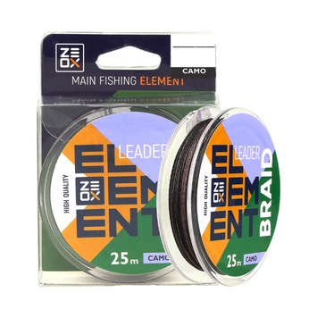 Шнур ZEOX Element Leader Braid 25m Camo 0.35mm фото