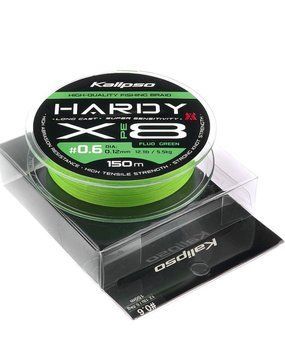 Шнур Kalipso Hardy X8 FG 150m #0.6 0.12mm фото