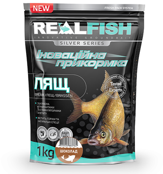 Прикормка RealFish "Лящ" Шоколад 1кг фото