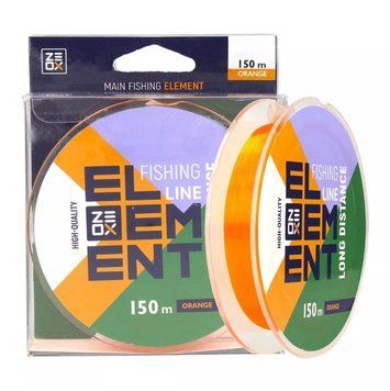 Волосінь ZEOX Element Long Distance 150m Orange 0.256mm фото