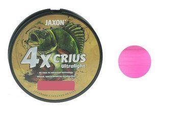 Шнур JAXON Crius 4X Ultralight Pink 150m 3 kg 0.053mm фото