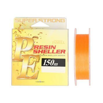 Шнур Yamatoyo PE 4 Resin Sheller 150м #0.4 7lb Orange фото