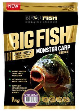 Прикормка RealFish BigFish 1кг Шовковиця фото