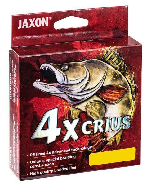 Шнур JAXON Crius 4X Fluo 150m 0.10mm 7 kg фото