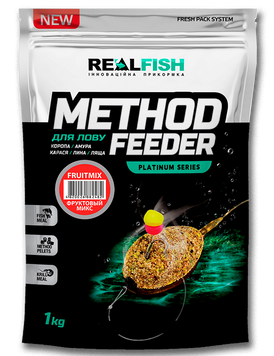 Прикормка RealFish Method Feeder 800g Фруктовий мікс фото