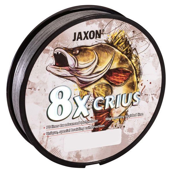 Шнур JAXON Crius 8X Grey 150m 0.10mm 7 kg фото